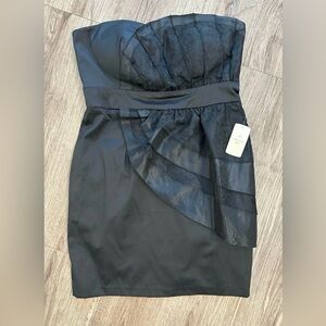 forever 21 Dress Mini Y2K whimsigoth Witchcore Dark fairy Strapless Witchy L NWT